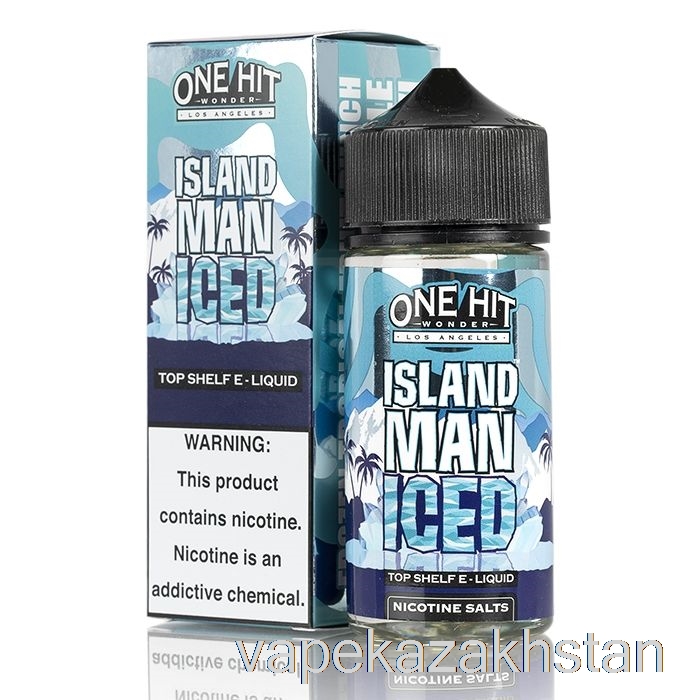 Vape Smoke Island Man ICED - One Hit Wonder E-Liquid - 100mL 0mg